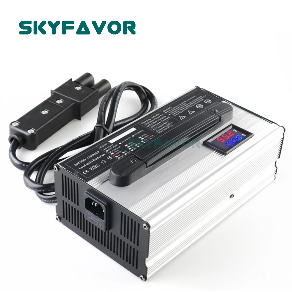 

Automatic fast 48V Golf cart charger 48V 15A Club Car charger lead acid battery charger for Ez Go Club Car DS EZGO TXT GOLF CART