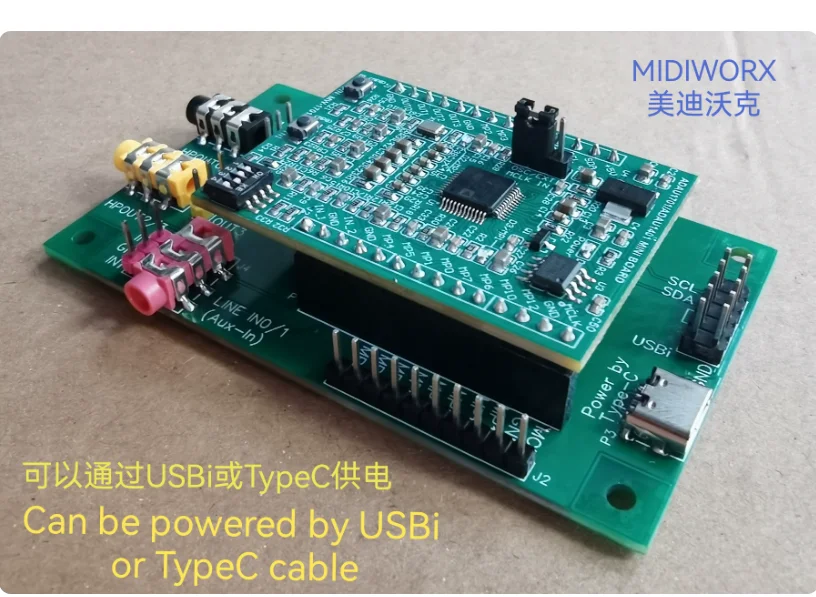 Фото Мини-плата ADAU1701 SigmaDSP, 28-56-битный аудиопроцессор I2S/SPI для SigmaStudio DIY №3
