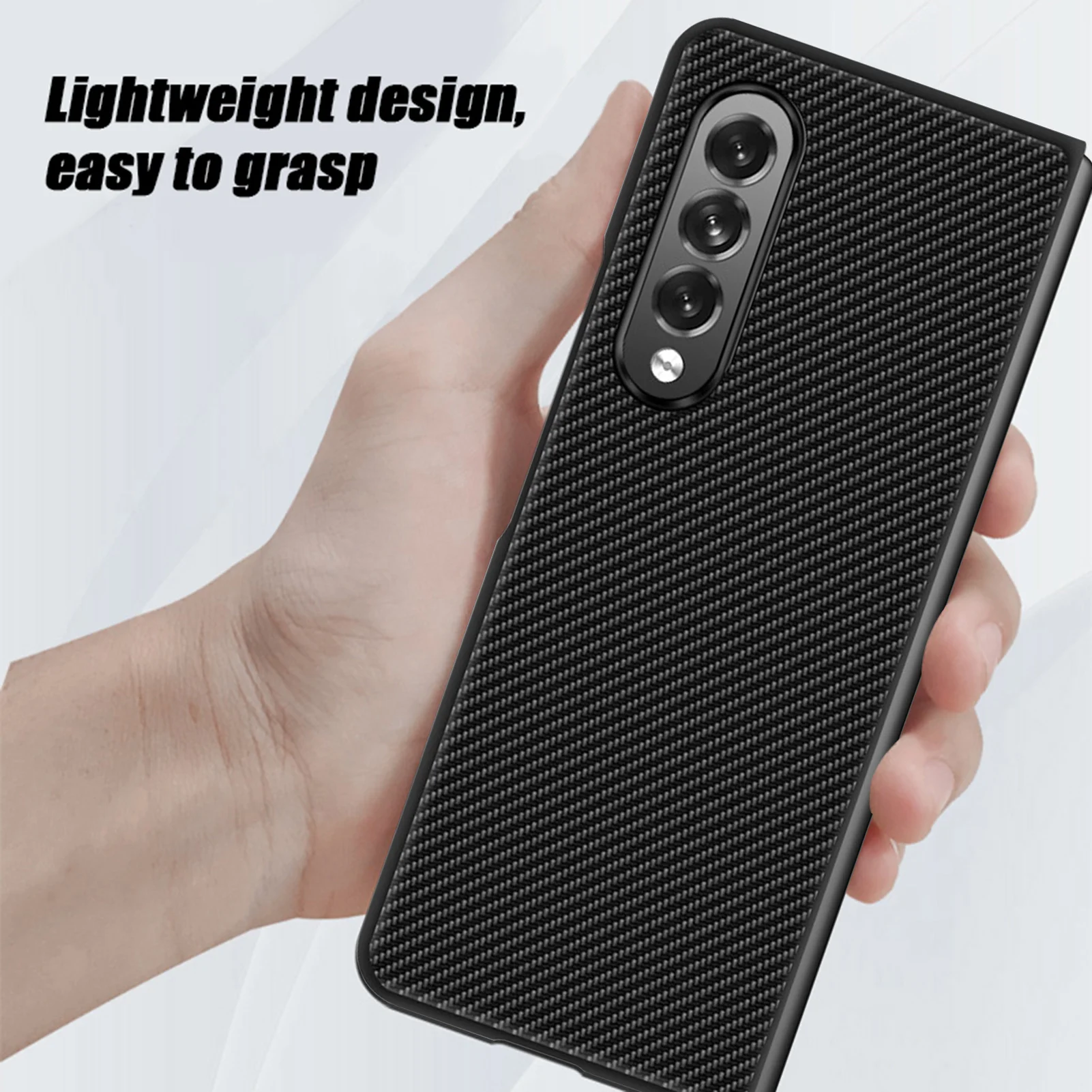 Protector Case For Samsung Galaxy Z Fold 3 5G Full Cover Protective Shockproof PC Housing Smartphone |