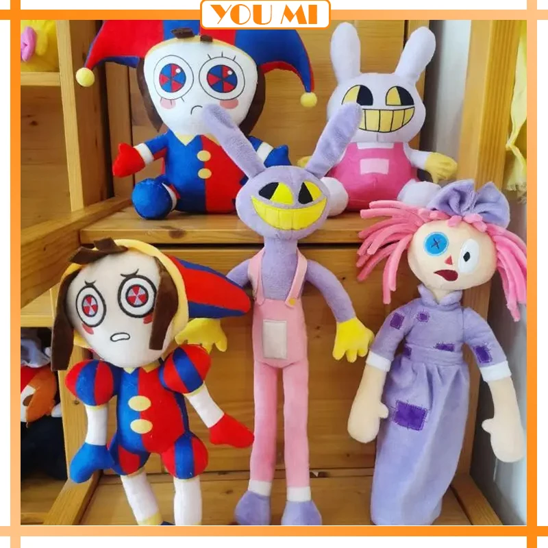 

Удивительная цифровая цирковая плюшевая игрушка pomni Jax аниме мультяшная кукла Джокер плюшевая мягкая игрушка милый Рождественский подарок