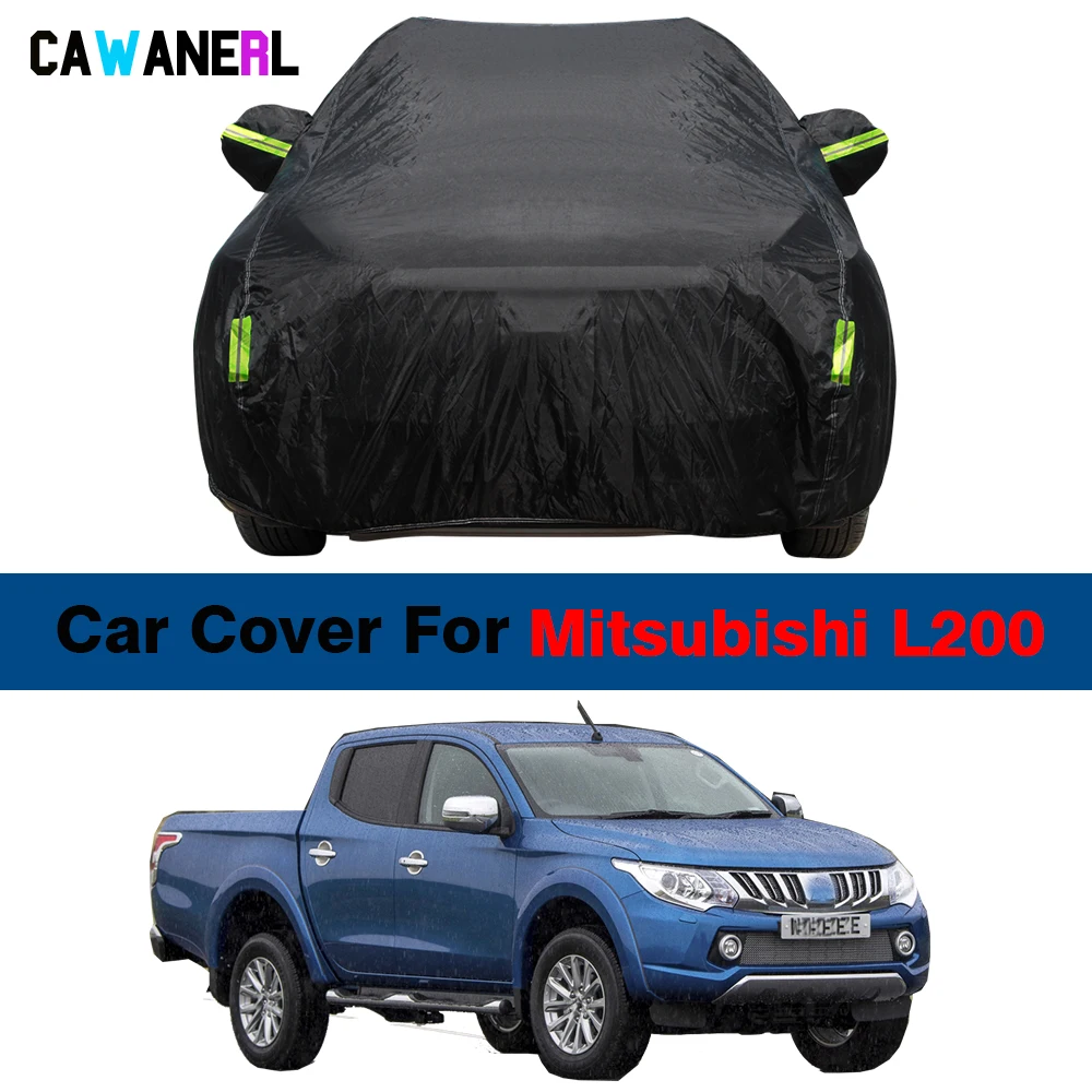 Car Cover Waterproof Truck Sun Shade Anti-UV Rain Snow Protect Cover For Mitsubishi L200 Strada Triton Strakar Sportero Hunter