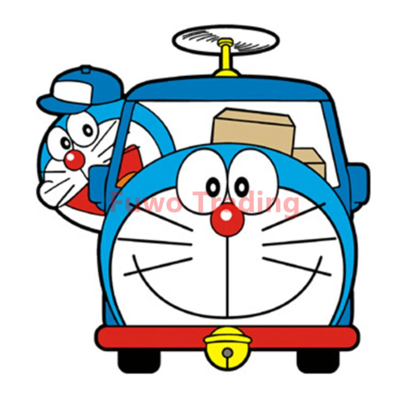 

Fuwo торговые автомобильные наклейки Дораэмон мультфильм милые забавные креативные наклейки для багажника ветровое стекло автонастройка Ст...