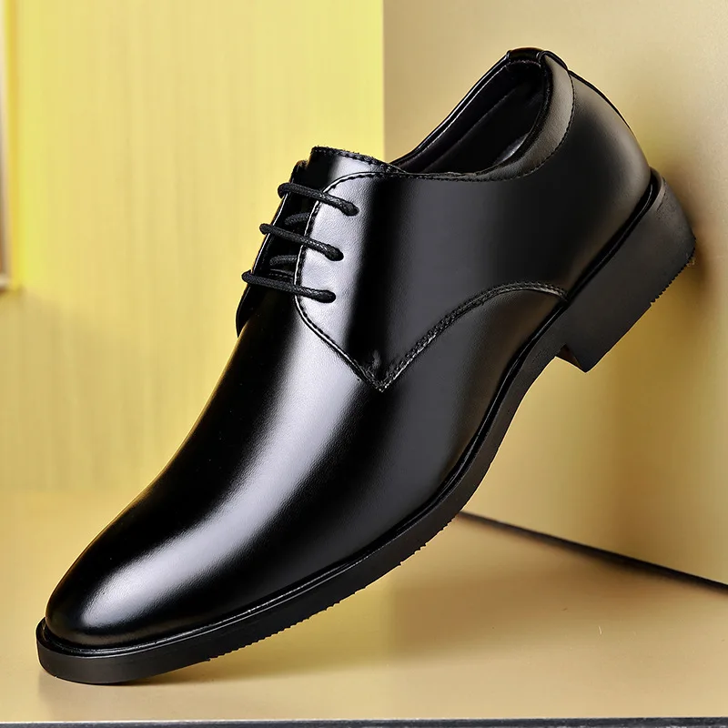 

Black Patent Leather Shoes Men Formal Mens Dress Shoes Loafers Luxury Brand Wedding Shoes for Men 2023 Zapatos Hombre Chaussure