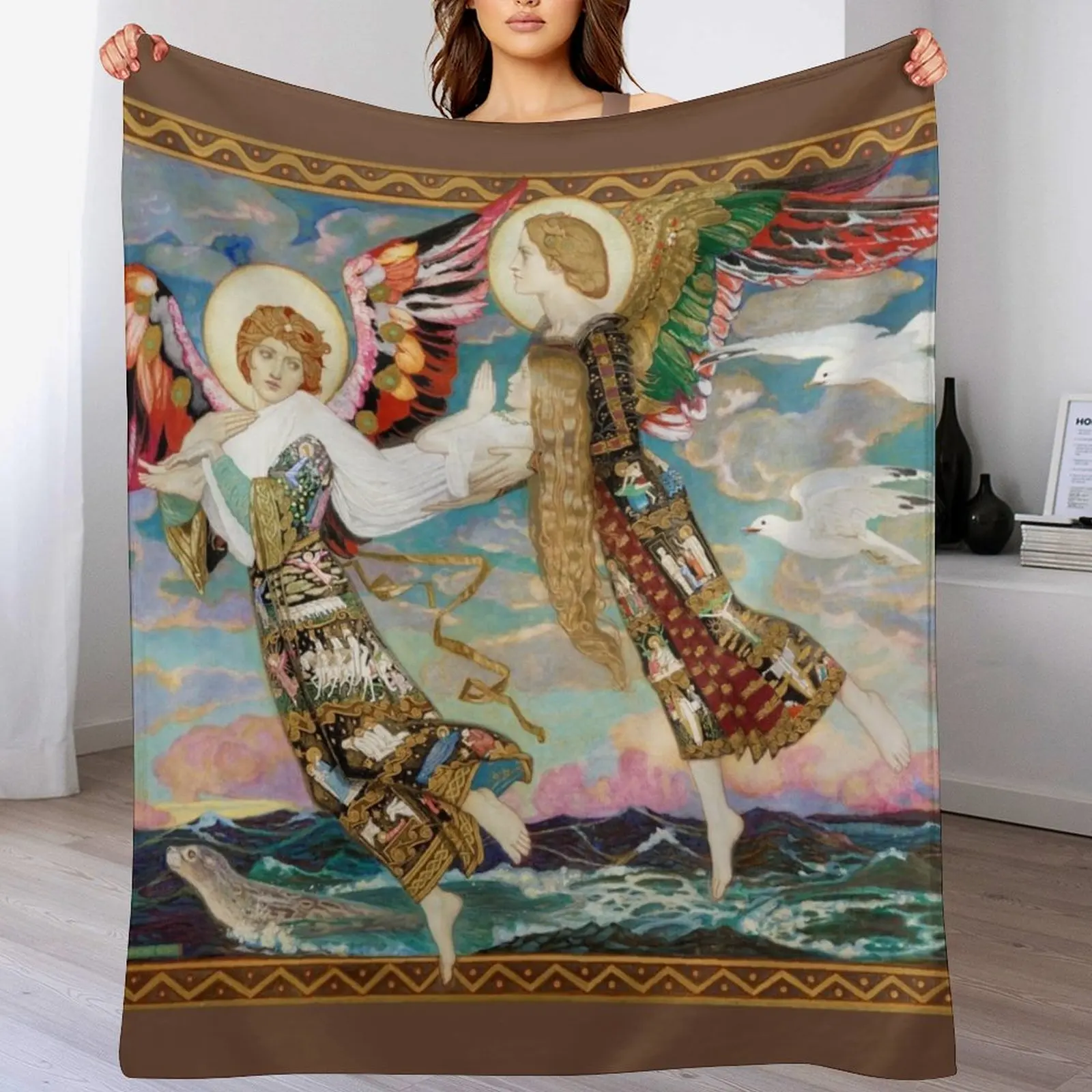 Одеяло Saint Bride Brigid of Kildare John Duncan зимние кровати роскошные утолщенные самые мягкие
