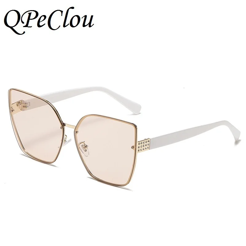 Солнцезащитные очки кошачий глаз женские винтажные Роскошные градиентные