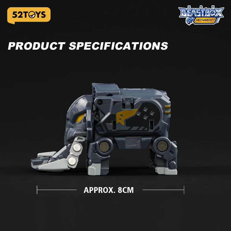 Фото 52TOYS MECHABEAST BMM-01 PSYCHOTRAIN Деформирующий робот, преобразование в меха и кубе, фигурка, коллекционный подарок №5