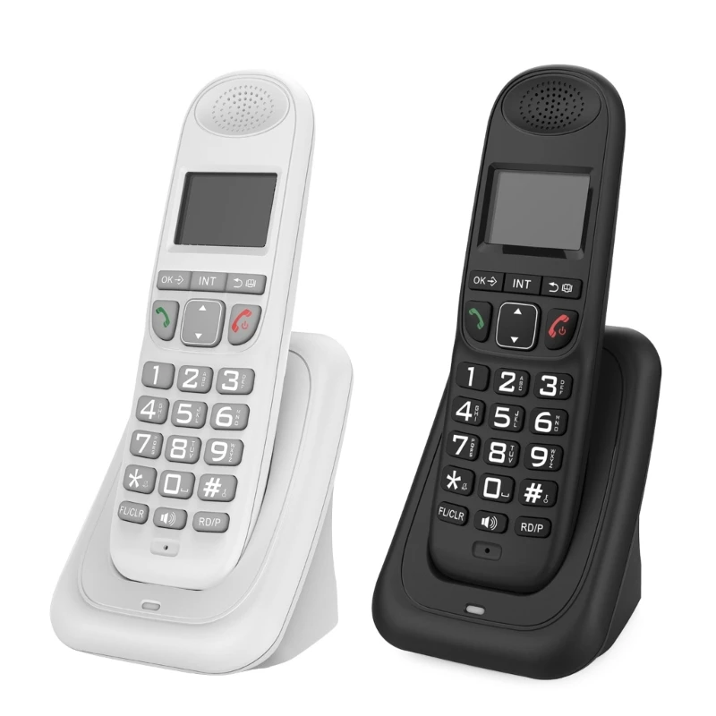 

Cordless Telephone With Multi Languages Caller Display Handfree Backlit Phone Handsfree For Home Office Desktop D1003