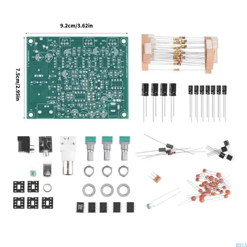 R91A Радиоприемник DIY 118 136 МГц Высокая чувствительность с полосовым проходным фильтром для авиационной связи в течение км (art.: 3920d16dfab8d) - 3920d16dfab8d