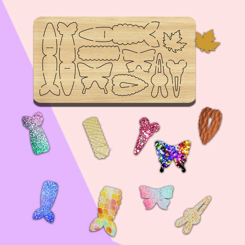 K205 Разнообразные шпильки бабочки листья кроличьи уши штампы с Микки подходящие