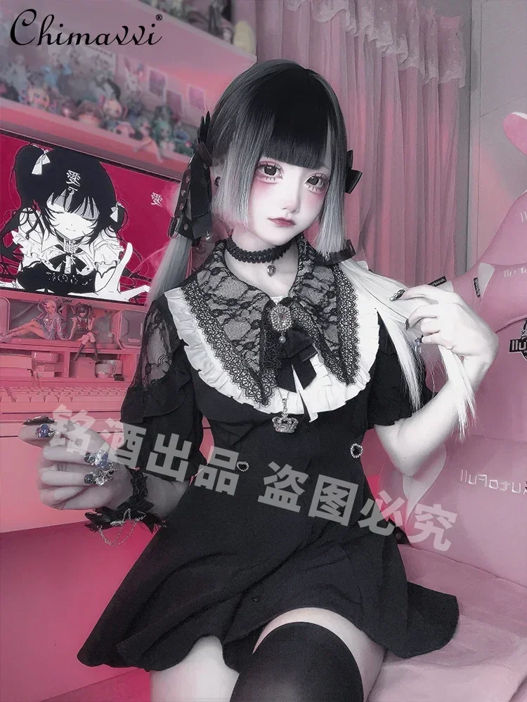 Комплект из двух предметов в японском стиле платье Азии и культуры летнее милое