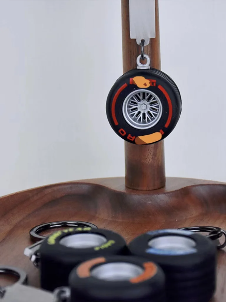 2023 Michelin Tire Brand F Team Zinc Alloy Wheel Hub the New Cars Keychain in Stock and Fast very