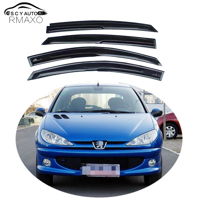 

Для Peugeot 206 2004-2008 оконный козырек вентиляционные оттенки Защита от солнца дождя для Peugeot 206 автомобильные аксессуары 4 шт./компл.