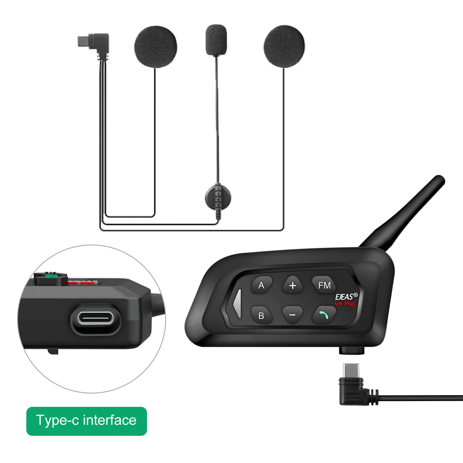 Bluetooth-гарнитура для мотоциклетного шлема IP65
