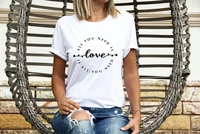 all you need is love valentines day couples matching gift son and daughter valentines shirt love tee 100 cotton drop shipping