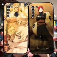 japan naruto anime phone case for samsung galaxy a01 a02 a10 a10s a31 a22 a20 4g 5g back black soft coque carcasa funda
