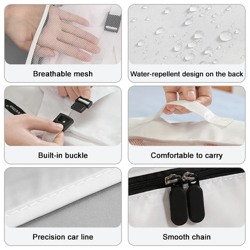 Travel Storage Bag Portable Travel Mesh Bag Case Toiletry Clothes Underwear Hanging Storage Bag Organizer Pouch