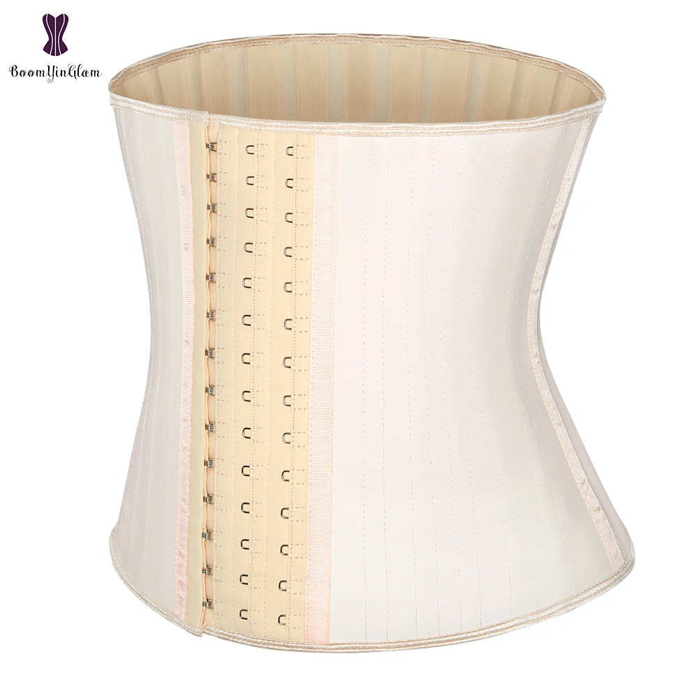 Latex Waist Trainer 25 Steel Bones Women Binders And Shapers Corset Body Shaper Colombian Girdles Slimming Belt