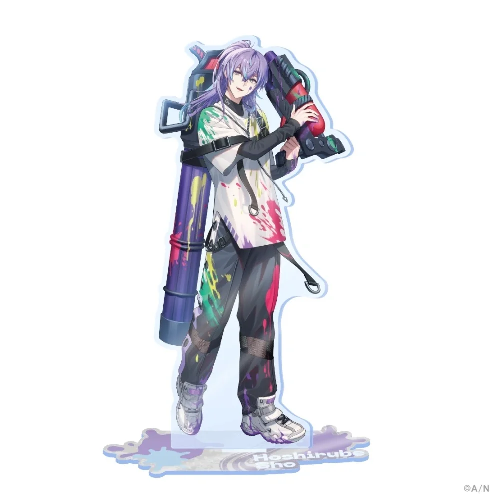 Акриловая подставка Nijisanji EN Heroes к 1-й годовщине, 15 см, с эффектом брызг краски, аниме-фигурка Юй Ци Уилсон, Vantacrow, украшение для стола, брелок (art.: 3920db8d12cd0) - 3920db8d12cd0