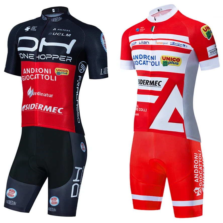 

Red Androni Cycling Team Jersey Men Bike Maillot Shorts Uniform 20D MTB Ropa Ciclismo Bicycl Tshirt Pants Clothing
