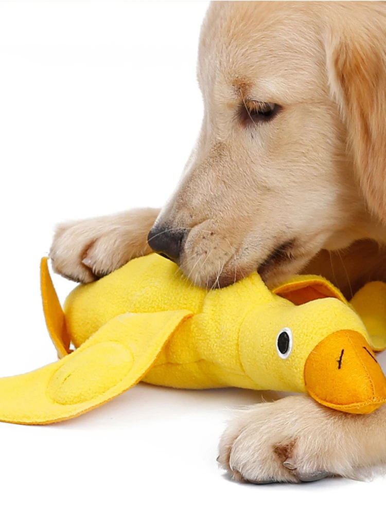 

Dog Biting Plush Toys Duck Doll Training Pet Supplies Play Sniffing Toys Fit for All Pets Durability Dog Accessories