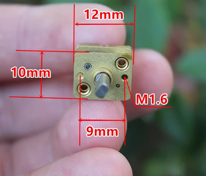 Новое поступление 1 шт. металлический редуктор N20 аксессуары для двигателя сделай