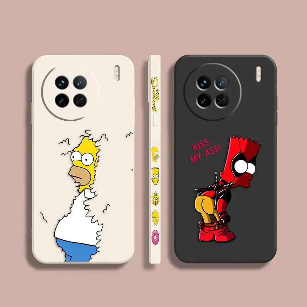 

Case For VIVO X21I X21S X23 X27 X30 X50 X60 X70 X80 X90 PRO PLUS Colour Simple Liquid Silicone Case The lovely Simpsons