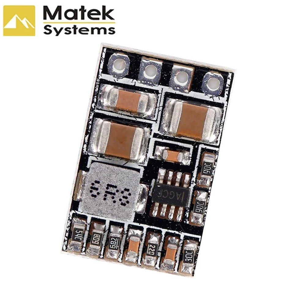 

Понижающий модуль Matek Micro BEC в, регулируемый выход, 2-5s, литий-полимерный аккумулятор