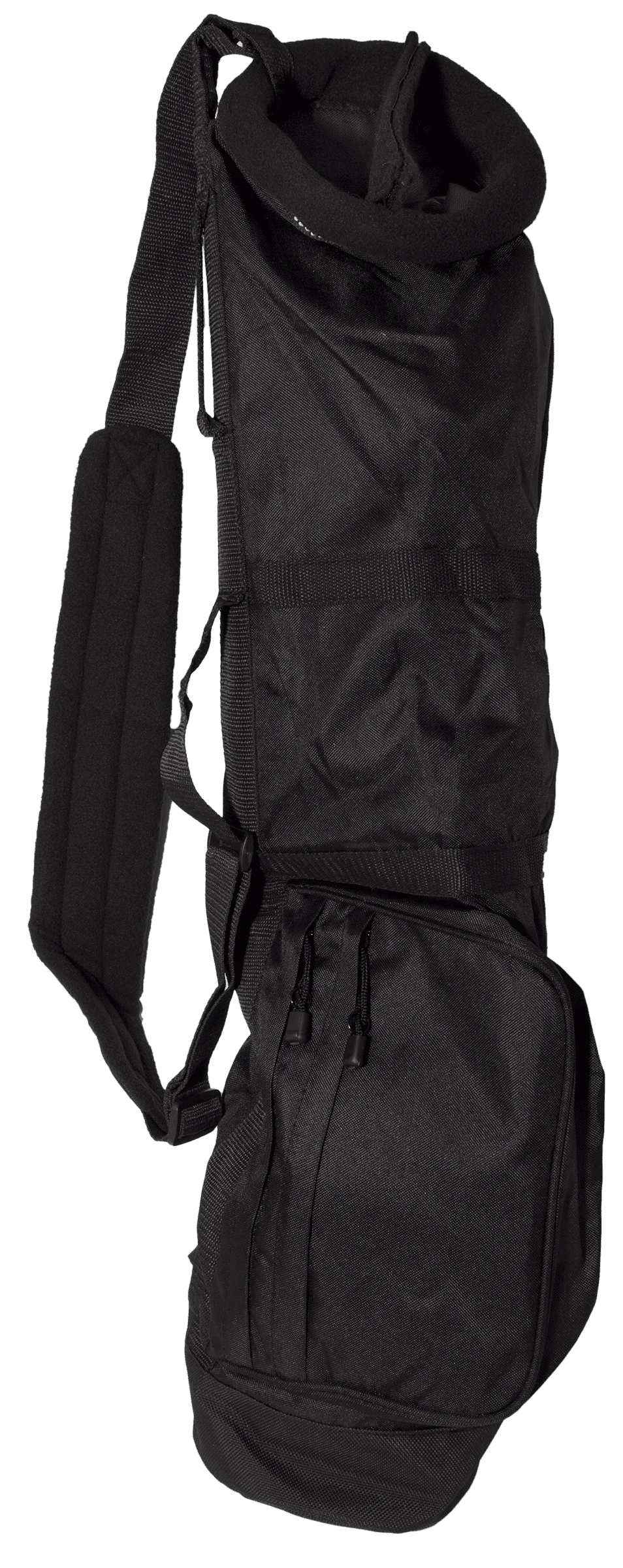 7 In. Lightweight Sunday Golf Carry Bag, Black