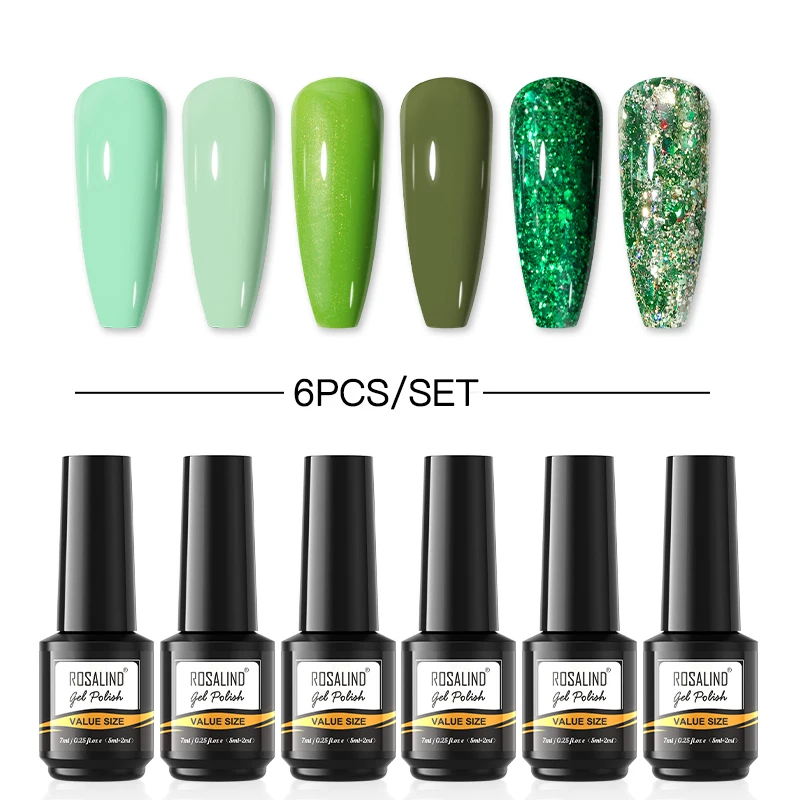 6 шт./набор полуперманентный Гибридный Гель-лак для ногтей