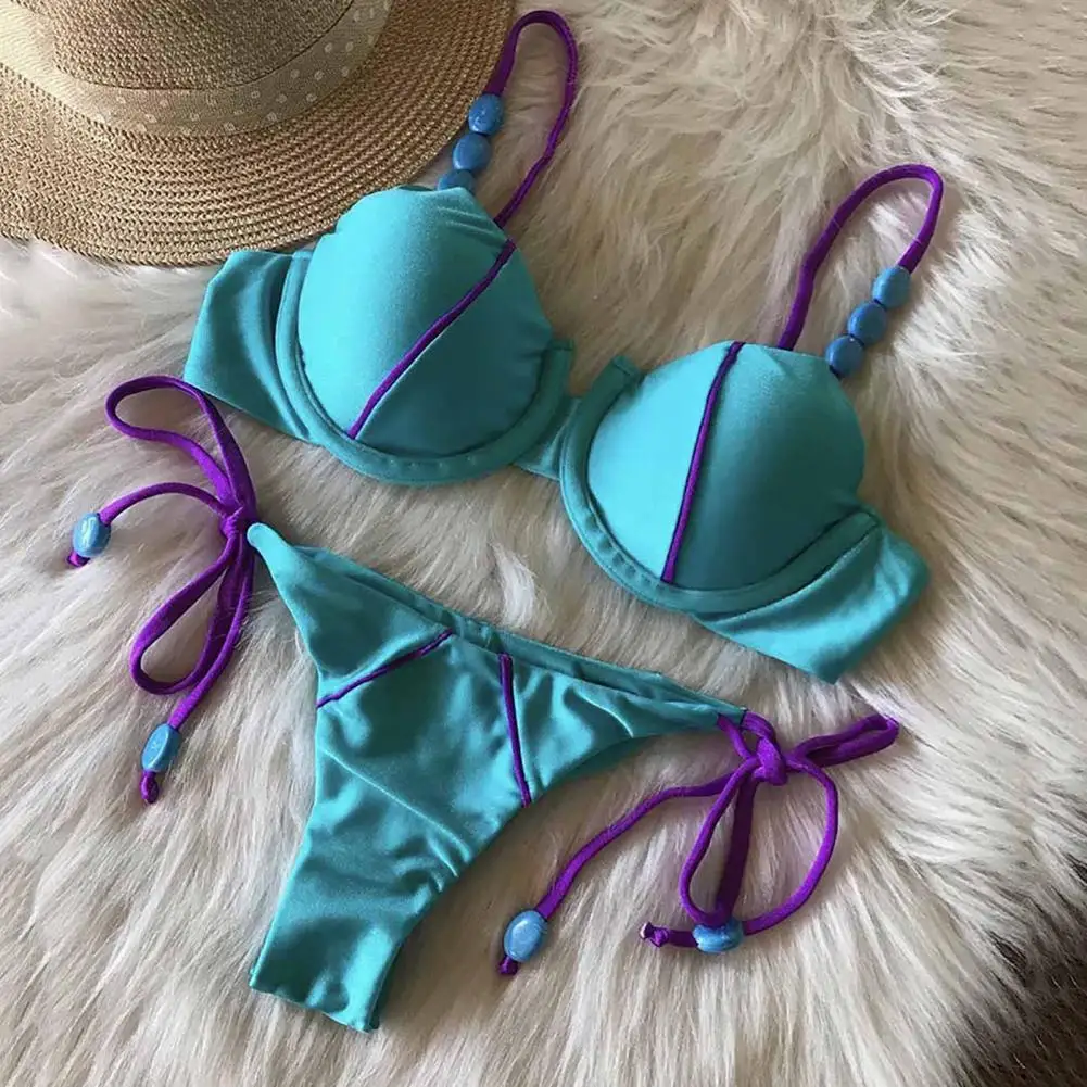 

Sexy Bikini Push Up Bikini Set Yellow Swimwear Women Micro Swimsuit Female Bandage Biquini Beach Wear Swimming 2Piece Swimsuit