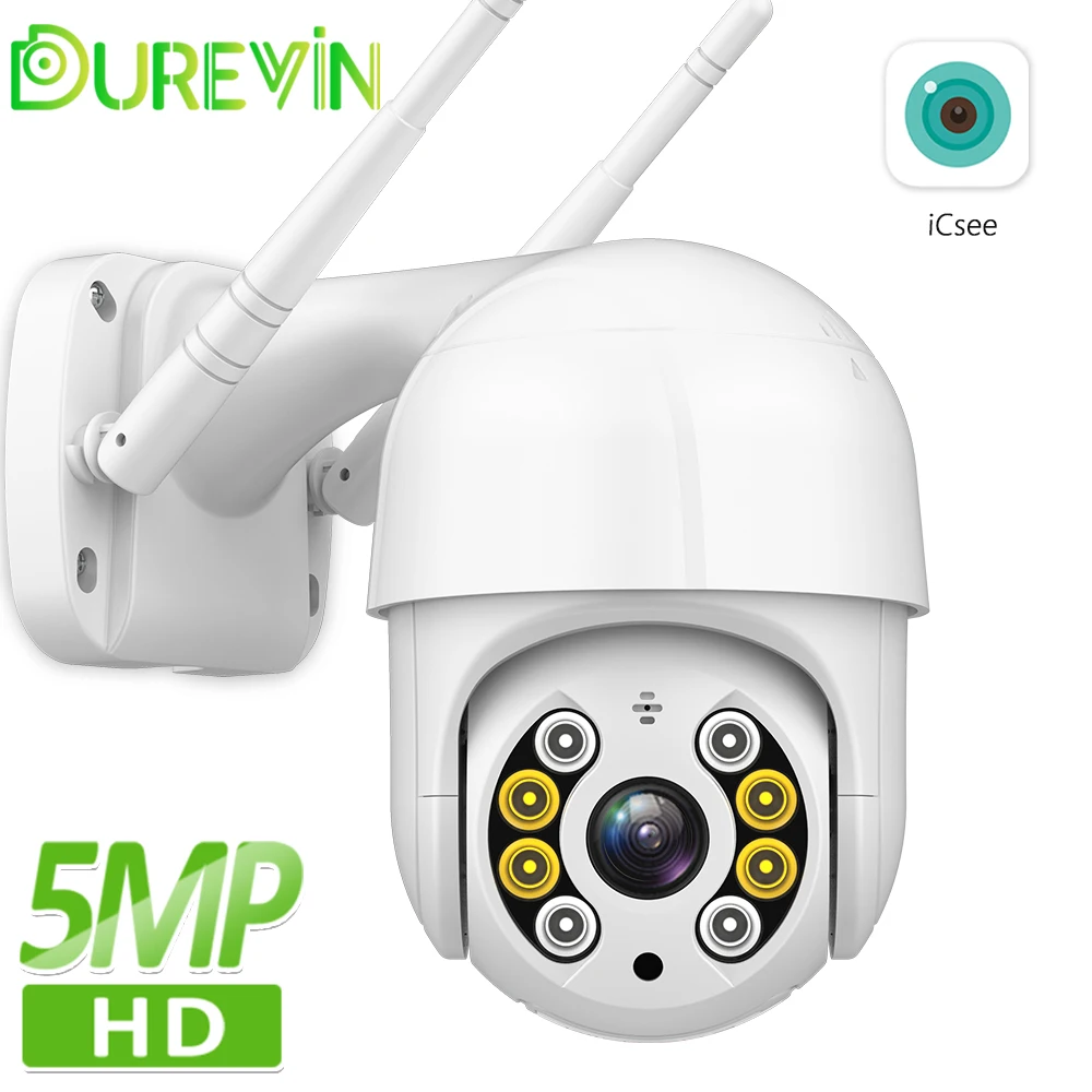 

Беспроводная камера видеонаблюдения, 4K, 8 Мп, Wi-Fi, 5 МП, H.265