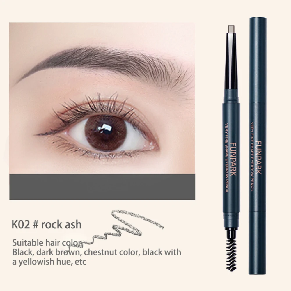 

3 Colors Eyebrow Pencil Waterproof Long Lasting No Blooming Double Ended Rotatable Eye Brow Pen Sexy Makeup For Women Cosmetics