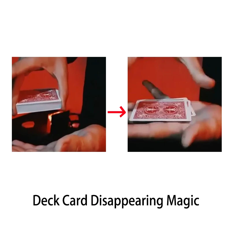 Искусственный исчезающий Волшебный покер, обманка Илья мелюхин, магический трюк, забавный покер, исчезающий, искусственная карта