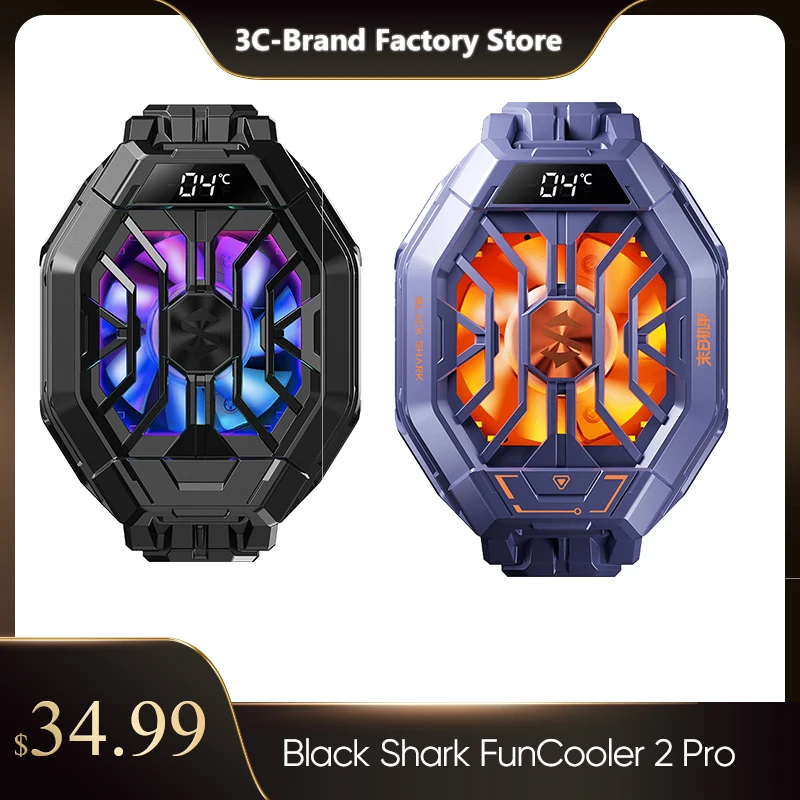 

Оригинальный Black Shark FunCooler Pro охлаждающий чехол с зажимом для задней панели телефона Black Shark 5 4 Pro радиатор для iPhone 13 12 Xiaomi Poco
