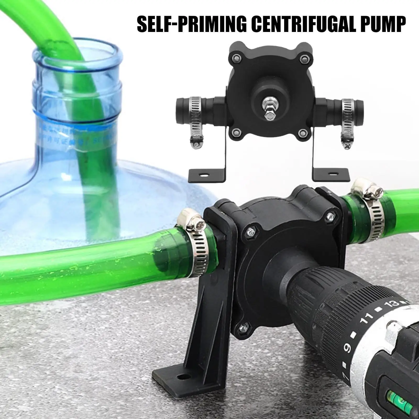 

New Portable Household Electric Drill Pump Mini Self-priming Drill Pump Liquid Water Transfer Electric Hand Pumps
