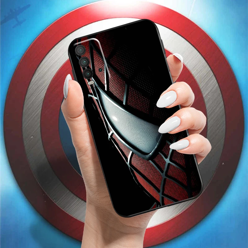 Marvel Avengers For Xiaomi Redmi Note 10 5G 10S 10T 9 9S 9T 8 8T Pro Redmi 10 9 9AT 9T 9C 8 8A Phone Case Back Carcasa Black