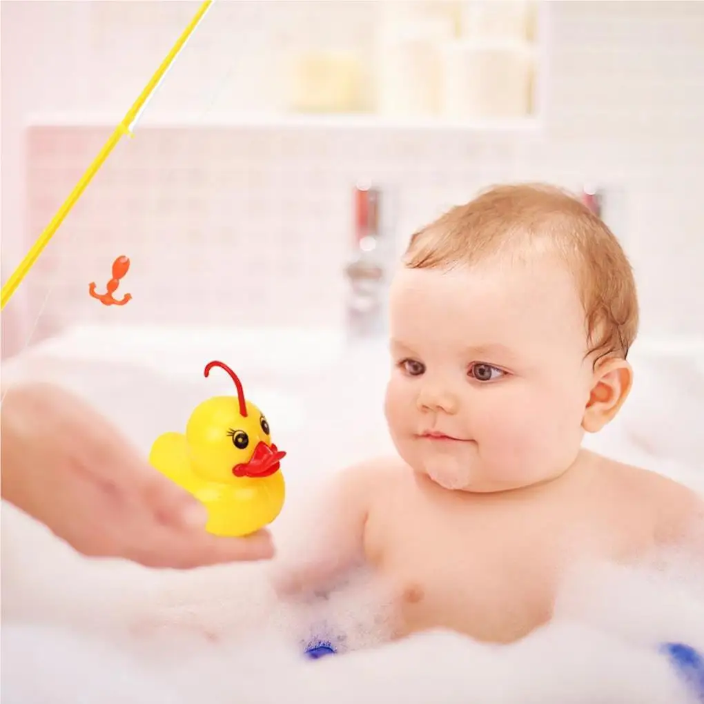 

9Pcs Set Lightweight Induction Duck Waterproof Interactive Pond Pool Toys
