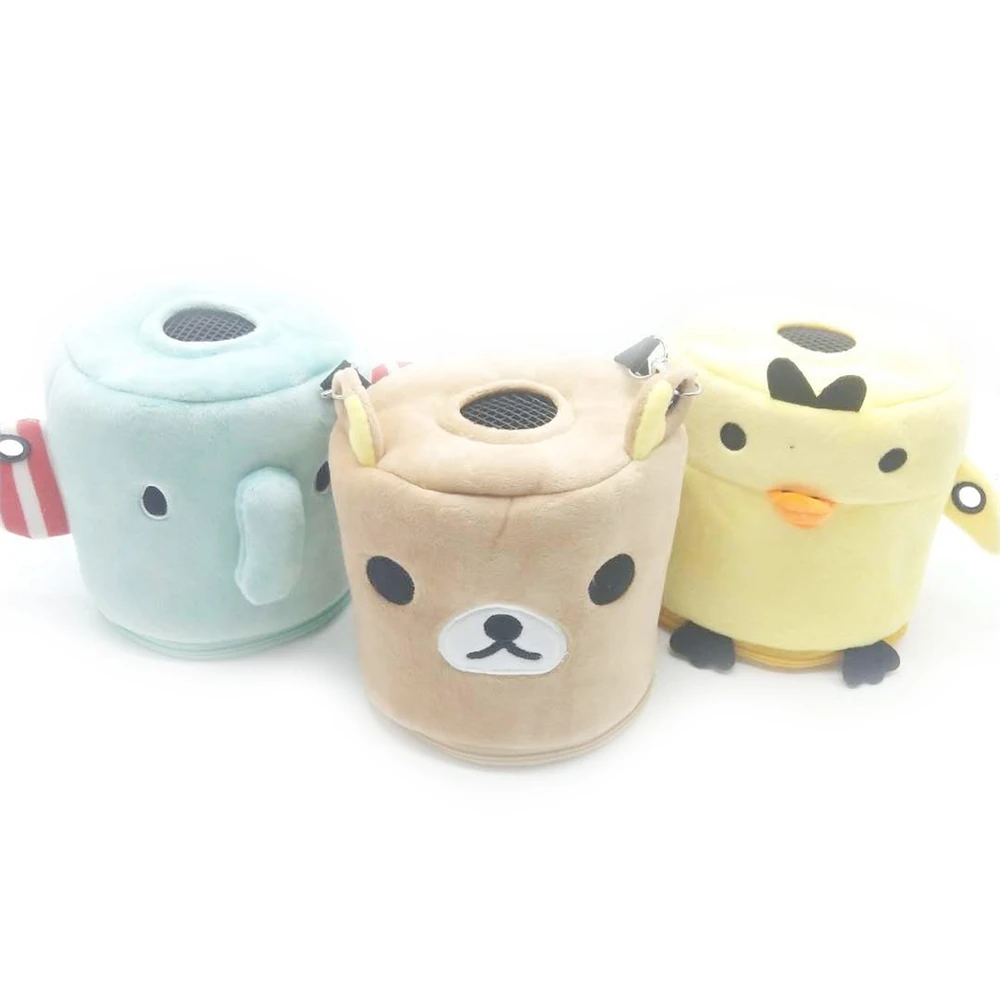 

Cute Flannelette Small Animals Pet Hamster Carrying Bag Carriers for Guinea Pig Chinchilla Hamster Squirrel Sugar Glider Ferret