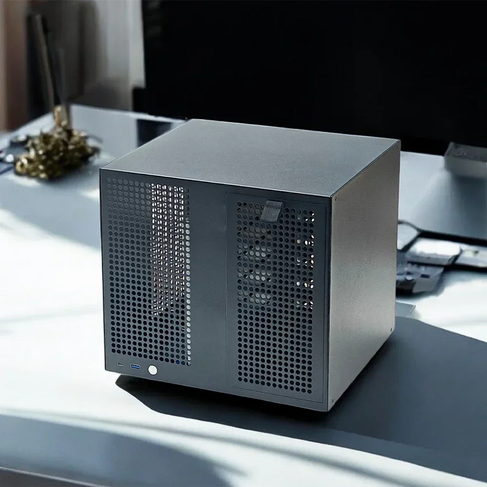 Фото Hot Sagittarius 8-полосный NAS-шасси с корпусом объединительной платы Блок питания ATX MATX Материнская плата полной высоты PCIE UNRAID Черный Белый №2