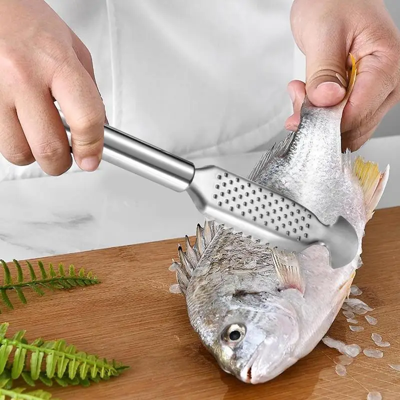 Рыболовный скалер скребок для рыбы из нержавеющей стали с теркой имбиря дизайн