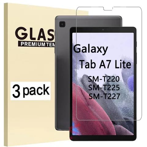 (3 шт.) Закаленное стекло для Samsung Galaxy Tab A7 Lite 8,7, 2021 детской яркости, Защитная пленка для экрана с защитой от царапин