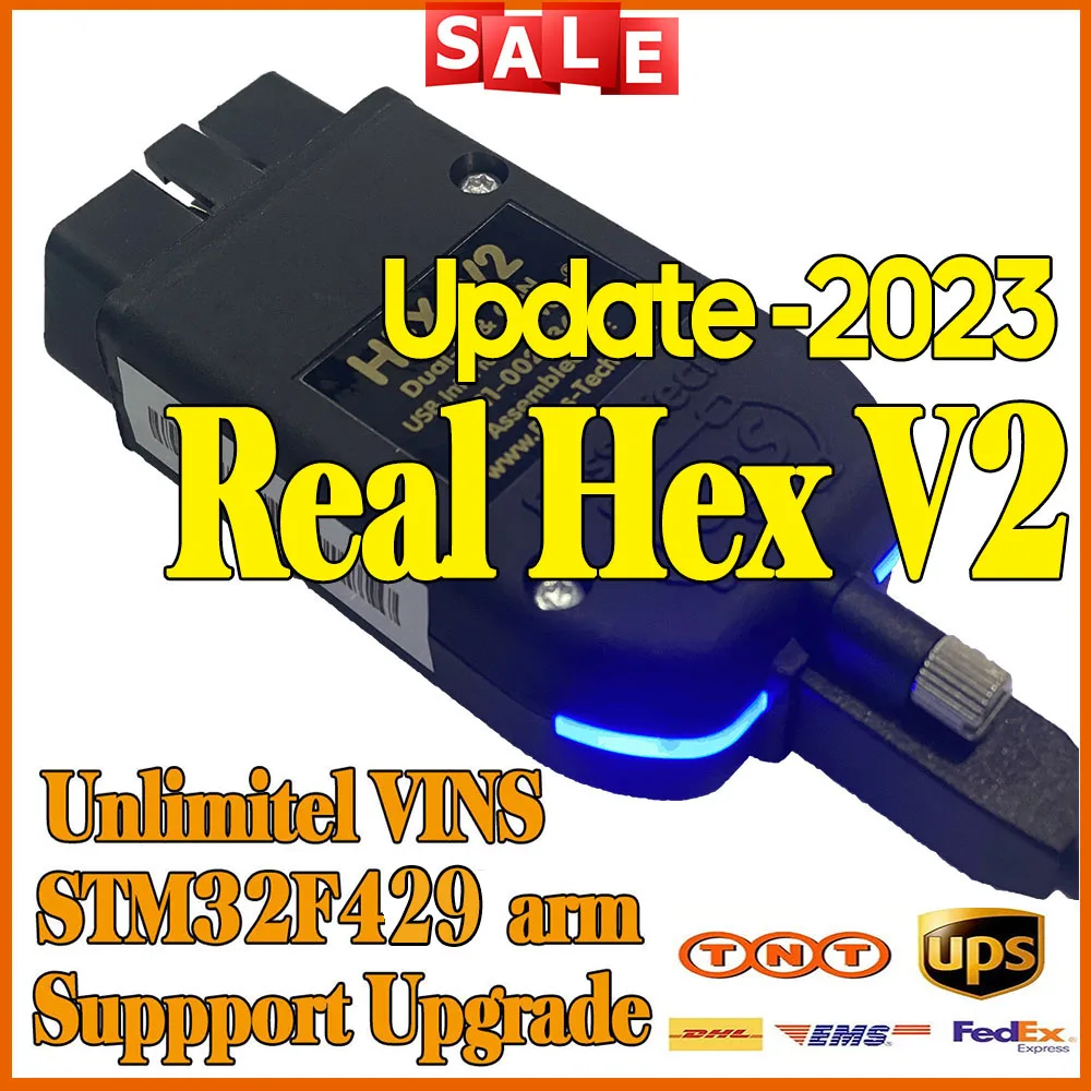

Multilingual 1996-2023 Update Unlimits Real V2 23.3 With Logo Hardware HEX V2 Usb Interface For VagCom Autocom Diagnostic Coding