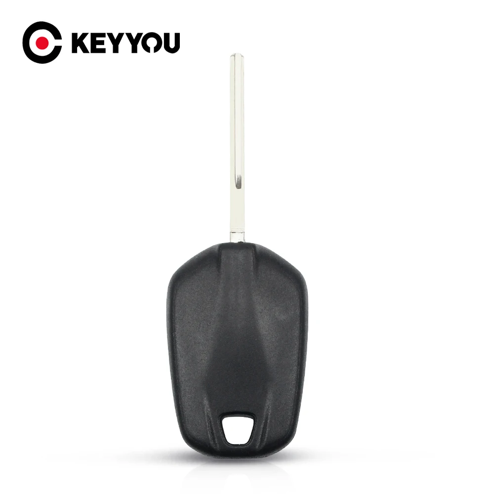 

KEYYOU Transponder Blank Car Key Shell Case Replacement Fob No Chip For Citroen For Peugeot 508 With HU83 Blade