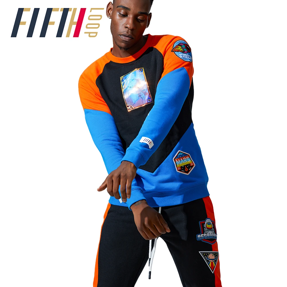 

FIFTH LOOP Men's Sweatshirt Suits Autumn Winter Male Casual Fashion Streetwear Pullover Clothes Male's Sportswear