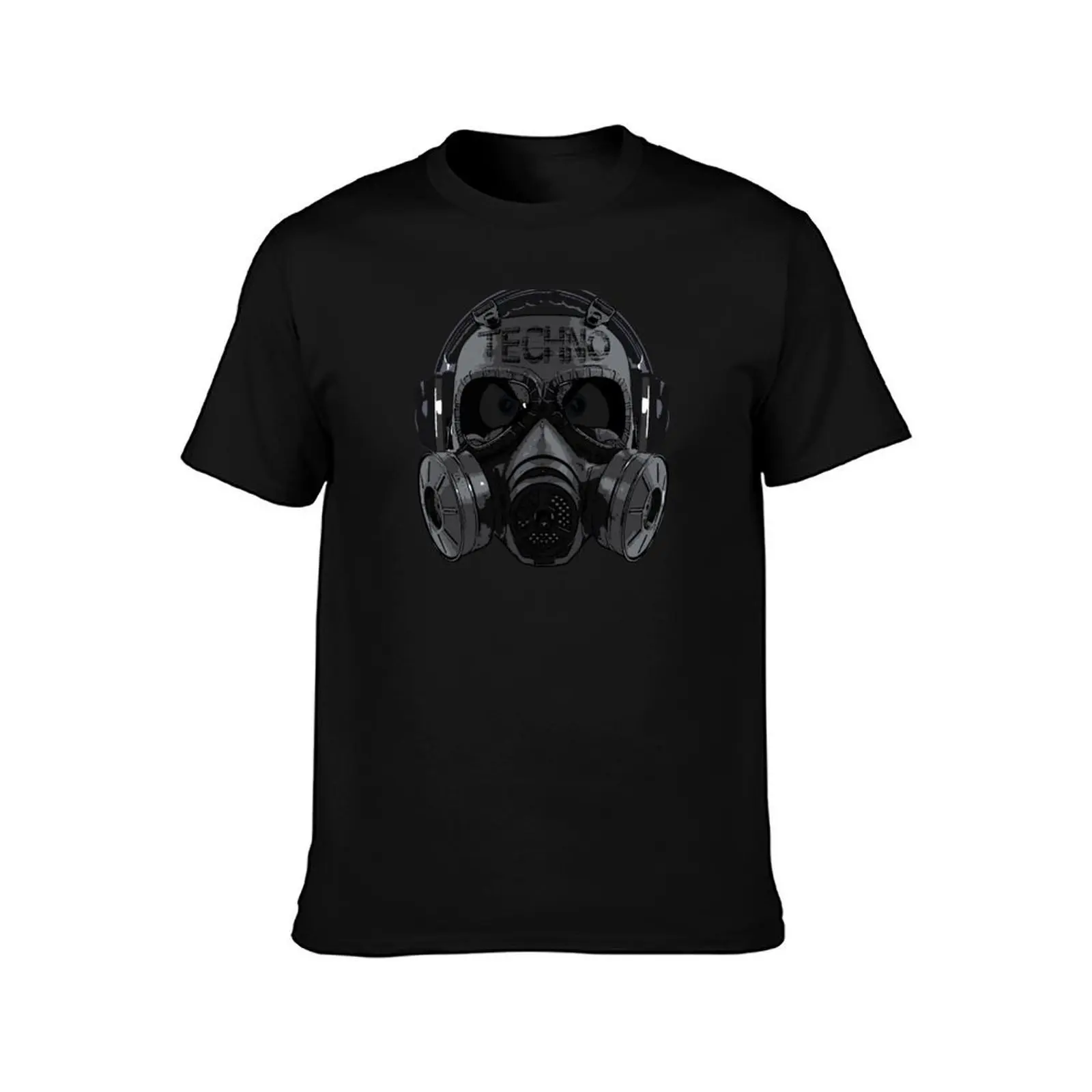 Фото рубашки мужские рубашки хлопок Gasmask pack t хлопок мужская футболка мужские рубашки для наушников Head t funny Acid Hardstyle Techno Dark №2
