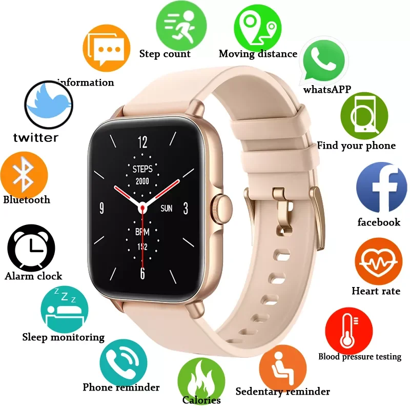 

2022 New Fitness Smart Watch Women Men For Xiaomi smart Bluetooth call Activity Tracker IP67 Waterproof Sports Ladies Smartwatch