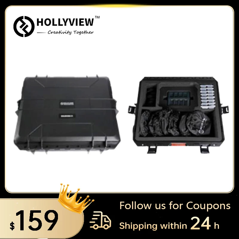 

Hollyview Solidcom C1 Hard-Shell Carry Case for 9 Person Systems Solidcom C1 HUB 8S Carrying Case