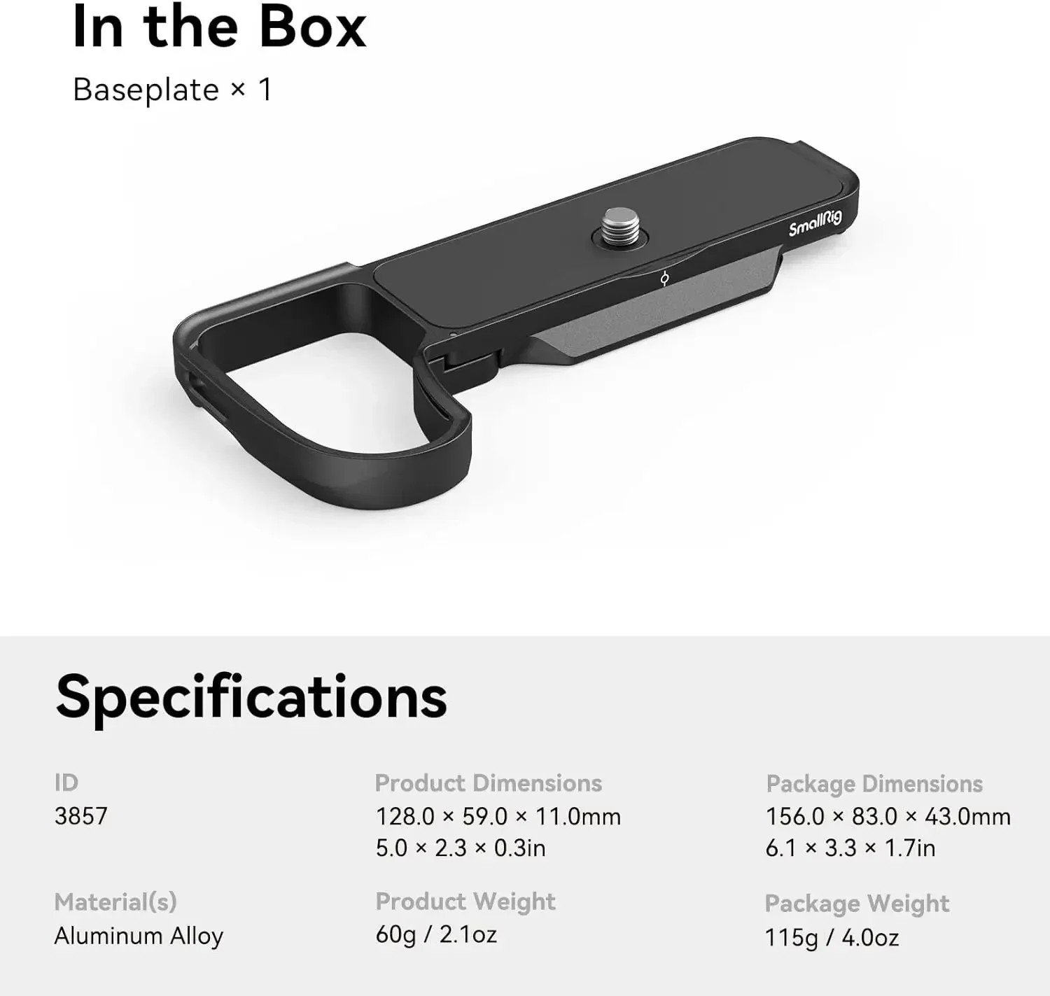 Новая базовая пластина SmallRig Z 30 для камеры Nikon Z 30 с встроенным креплением Cold Shoe и быстросъемной площадкой (art.: 3920dbd0e2e3f) - 3920dbd0e2e3f