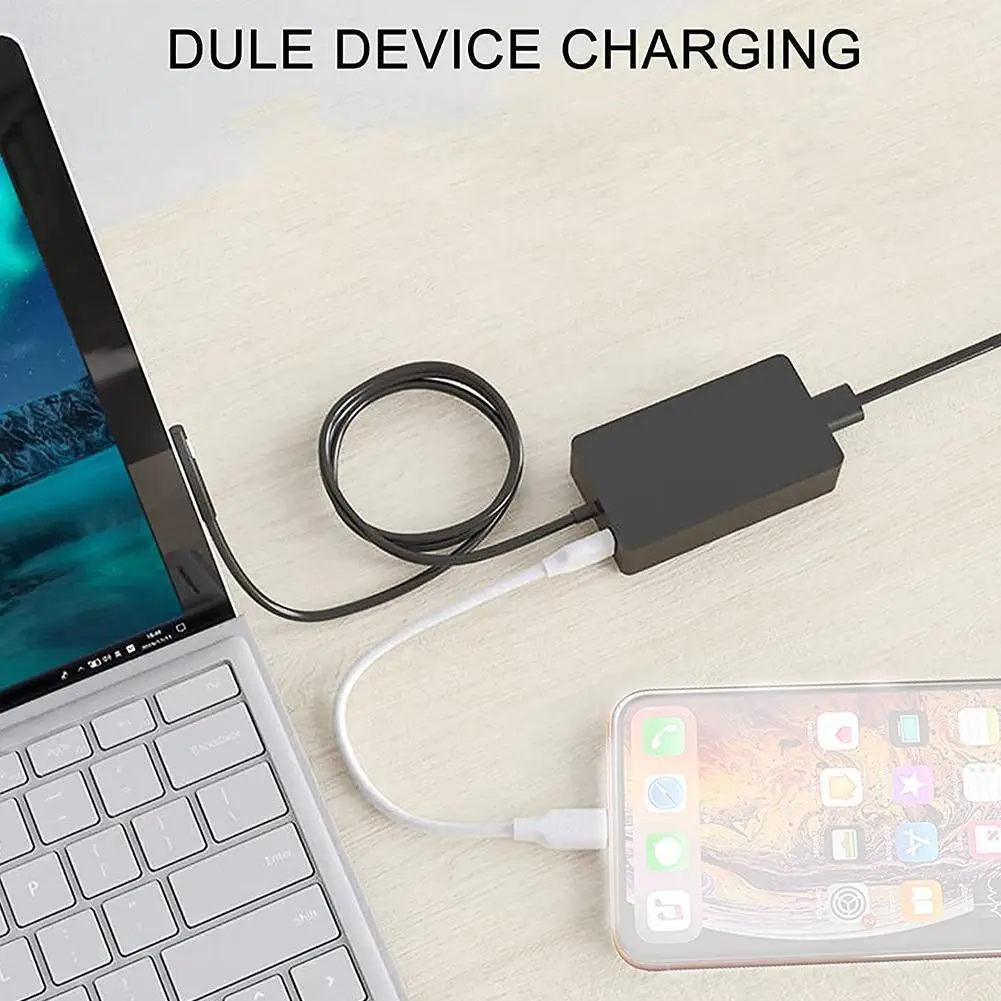 

Suitable For Microsoft 65W Power Adapter SurfaceBook36w44W65W15v4a Power Adapter