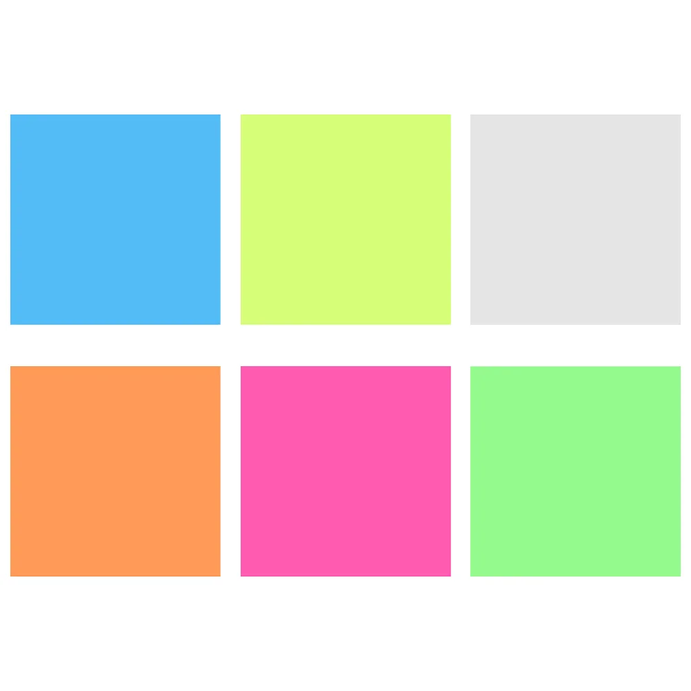 

6 Books Nail Sticker Note Pads Multi-function Stickers Memo Index Office Self-adhesive Home